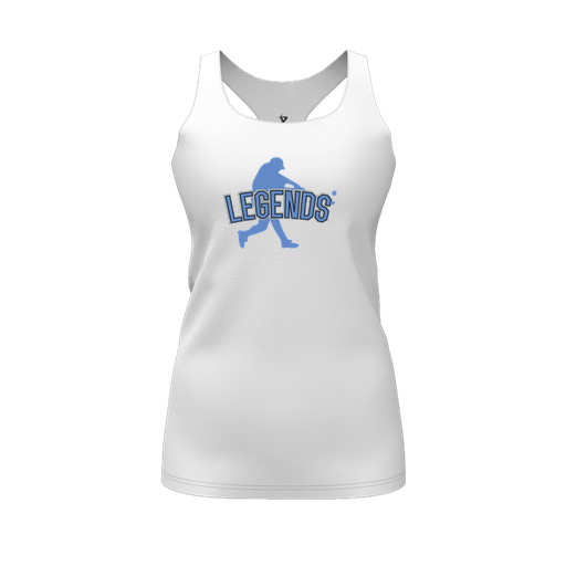 [FT0TRBWH-FYS-LOGO1] Decker Racerback Tank Top (Female Youth S, White, Logo 1)