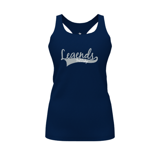 [FT0TRBNV-FYS-LOGO2] Decker Racerback Tank Top (Female Youth S, Navy, Logo 2)