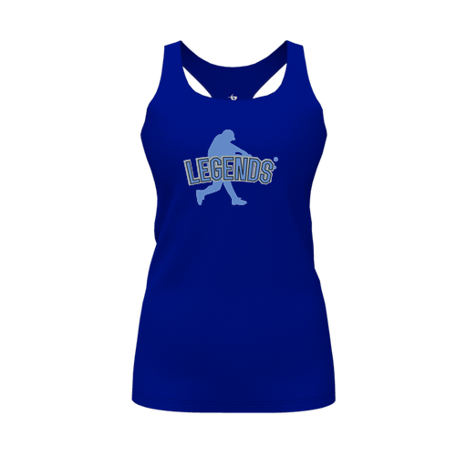 [CUS-DFW-RCBK-PER-RYL-FYS-LOGO1] Decker Racerback Tank Top (Female Youth S, Royal, Logo 1)