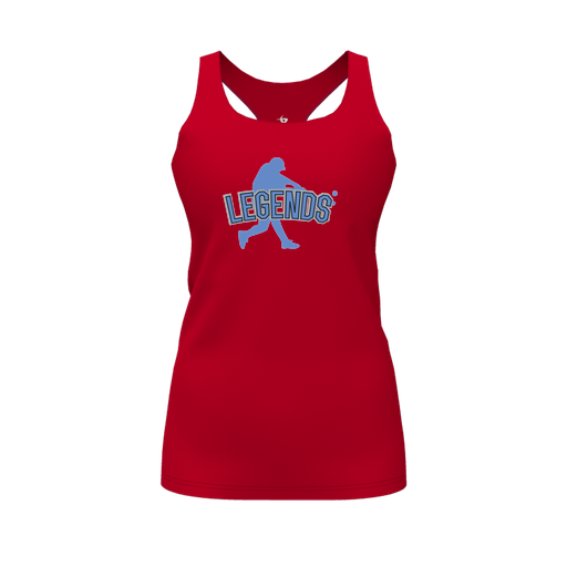 [CUS-DFW-RCBK-PER-RED-FYS-LOGO1] Decker Racerback Tank Top (Female Youth S, Red, Logo 1)