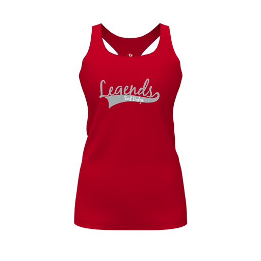 [FT0TRBRD-FYS-LOGO2] Decker Racerback Tank Top (Female Youth S, Red, Logo 2)