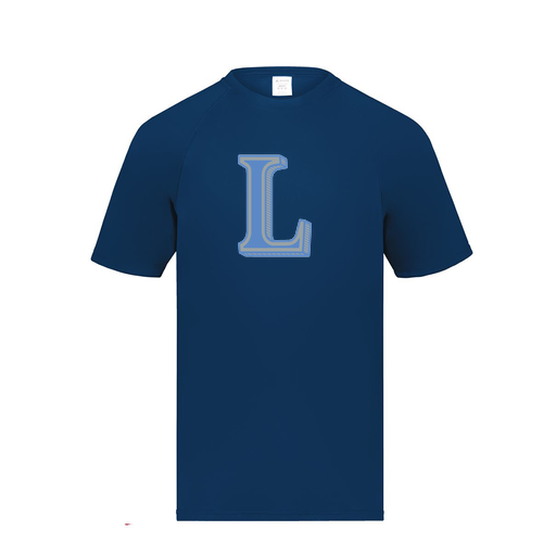 [2790.065.S-LOGO3] Men's Smooth Sport T-Shirt (Adult S, Navy, Logo 3)
