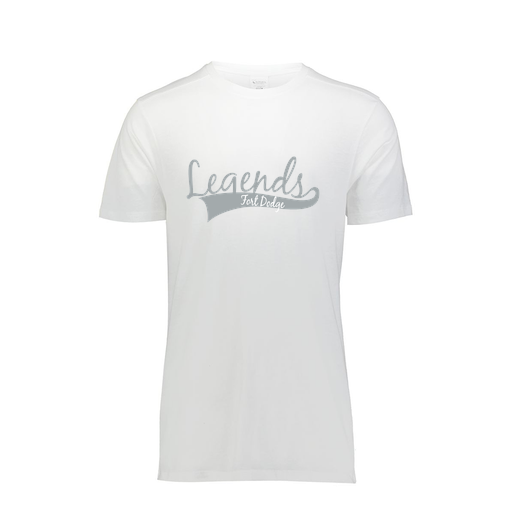 [FTSCUBWH-YS-LOGO2] Decker Youth Tri-Blend T-Shirt - Short Sleeve (Youth S, White, Logo 2)