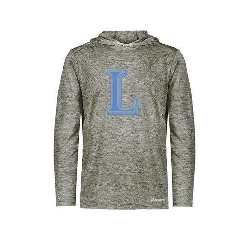 [FOLHCGGY-AS-LOGO3] Decker Men's Charge Hoodie (Adult S, Gray, Logo 3)