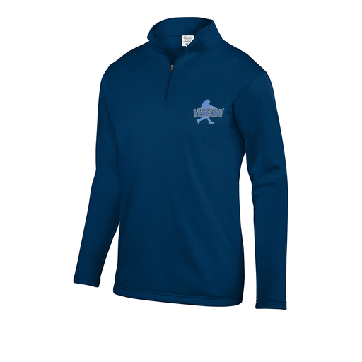 [DFW-FFQZ-NVY-AS-LOGO1] Decker Men's FlexFleece 1/4 Zip (Adult S, Navy, Logo 1)