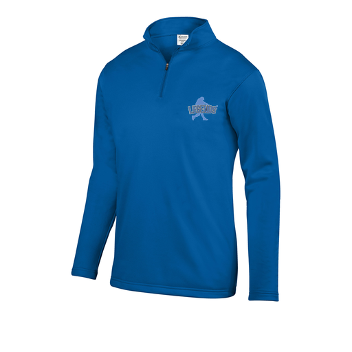 [DFW-FFQZ-RYL-AS-LOGO1] Decker Men's FlexFleece 1/4 Zip (Adult S, Royal, Logo 1)