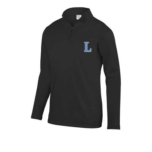 [5508.080.S-LOGO3] Decker Youth FlexFleece 1/4 Zip (Youth S, Black, Logo 3)