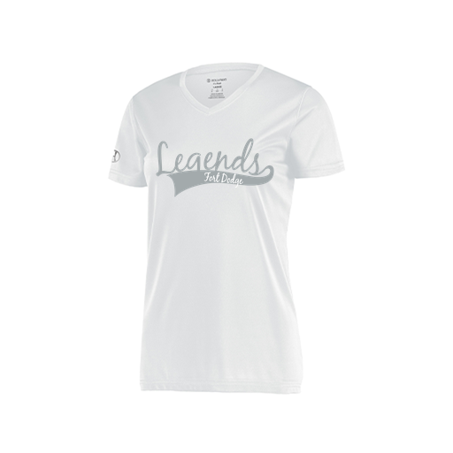 [222820.005.S-LOGO2] Ladies Movement Dri Fit Shirt (Female Adult S, White, Logo 2)