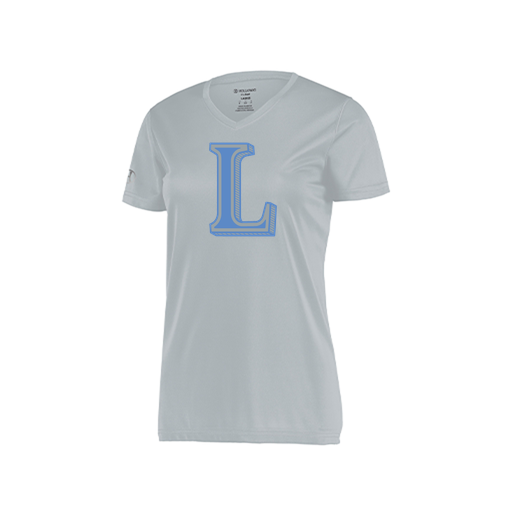 [222820.099.S-LOGO3] Ladies Movement Dri Fit Shirt (Female Adult S, Silver, Logo 3)